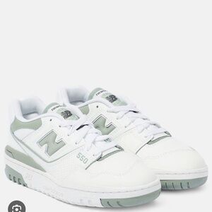 New balance 550 sneakers in sage green